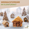 Christmas decoration Nativity scene puzzle without bark, made of olive wood