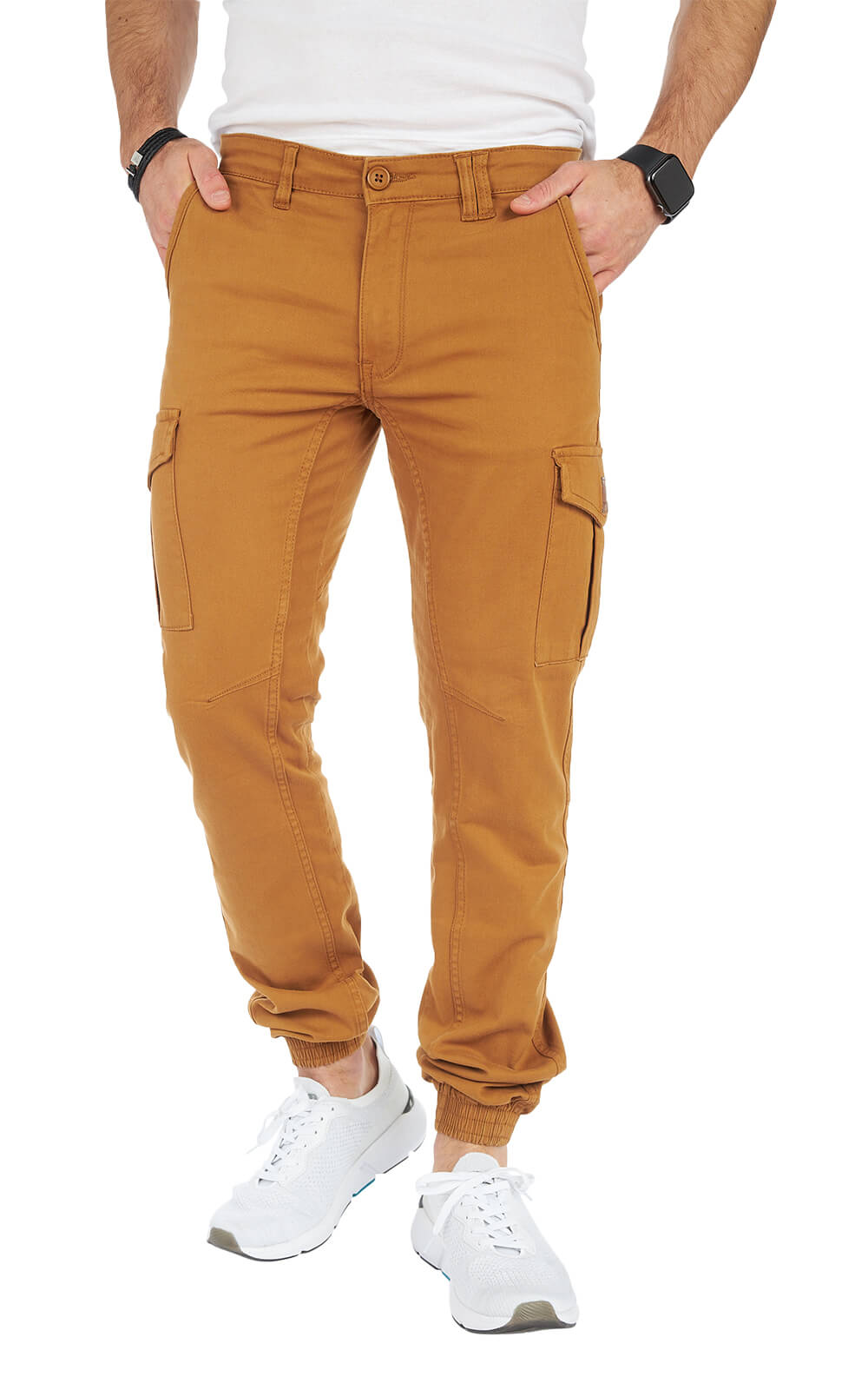 STYLEKO Cargohose Gürtelschlaufen