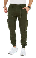 STYLEKO Stylische Cargo-Freizeithose Slim fit mit Elastischer Hosenband