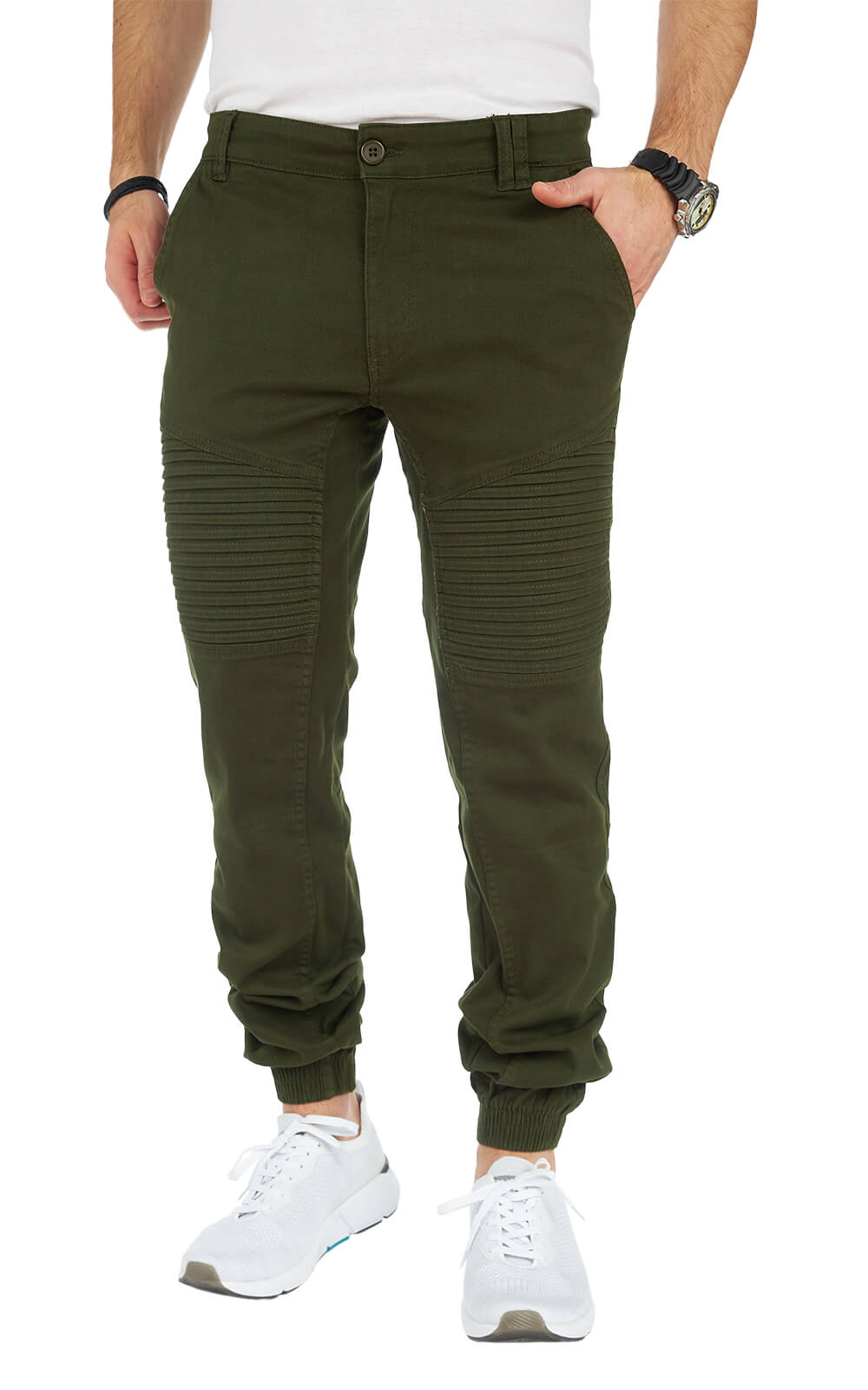 STYLEKO Cargo-Freizeithose Slim fit mit Gürtelschlaufen