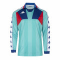 Men's Short-sleeved Football Shirt Kappa Amario Blue Red