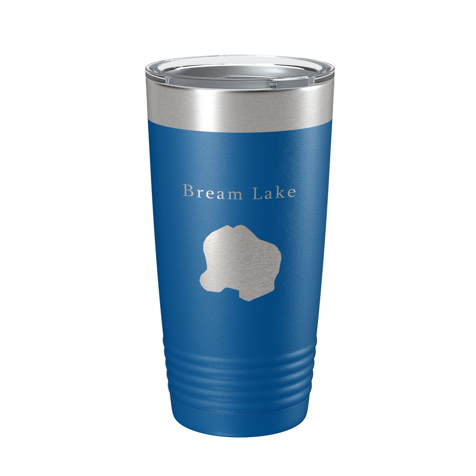 Bream Lake Map Tumbler Travel Mug Insulated Laser Engraved Coffee Cup Florida 20 oz