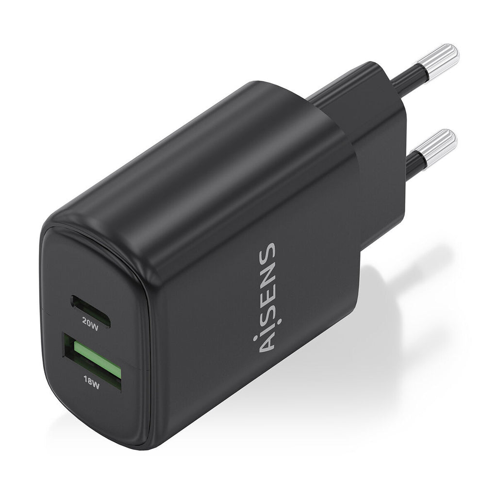 Wall Charger Aisens A110-0910 Black 20 W