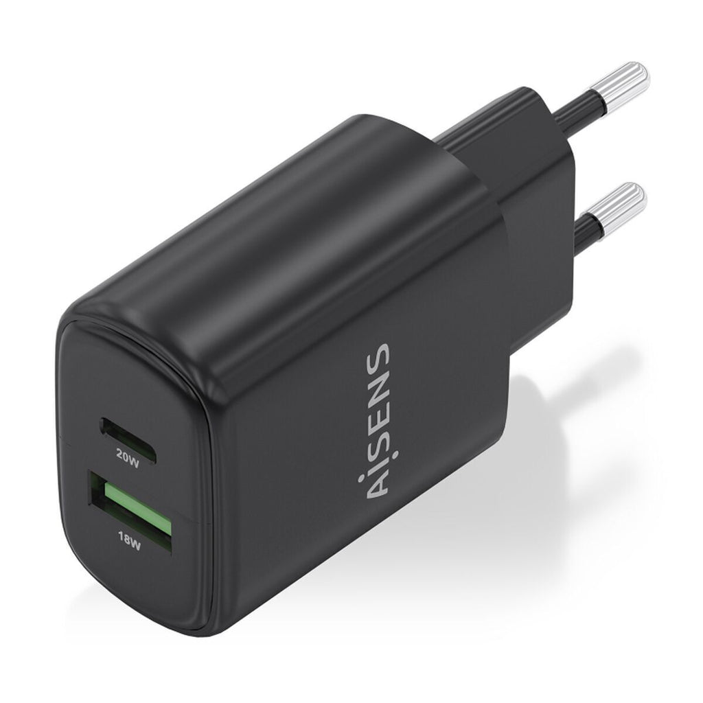 Wall Charger Aisens A110-0910 Black 20 W