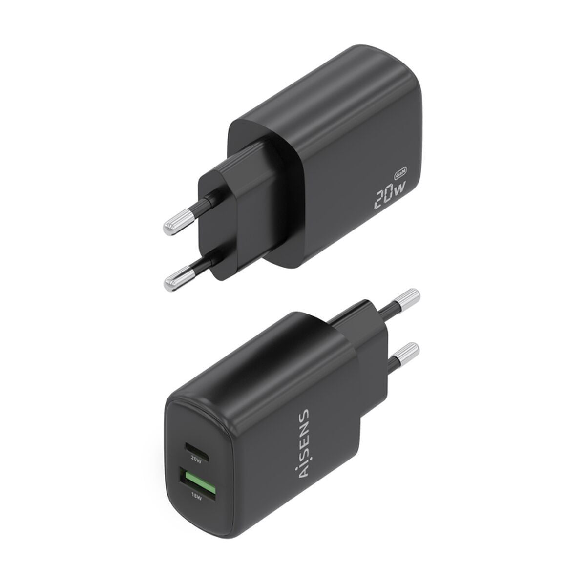 Wall Charger Aisens A110-0910 Black 20 W