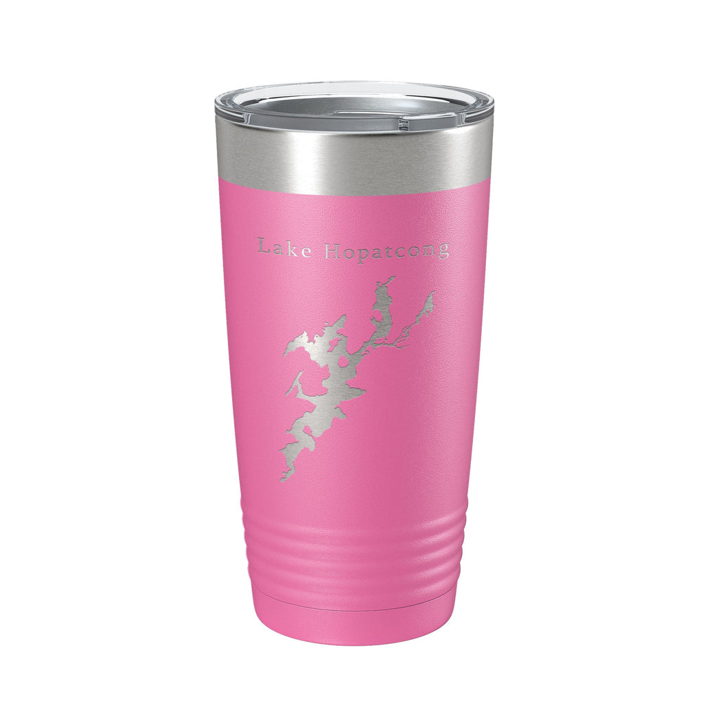 Lake Hopatcong Map Tumbler Travel Mug Insulated Laser Engraved Coffee Cup New Jersey 20 oz