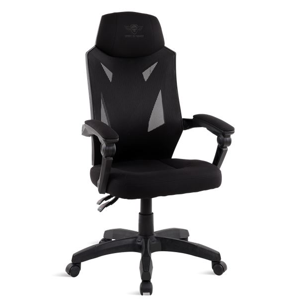 Spirit of Gamer HELLCAT геймърски стол, черен SOG-GCKBK (SOG-GCKBK)