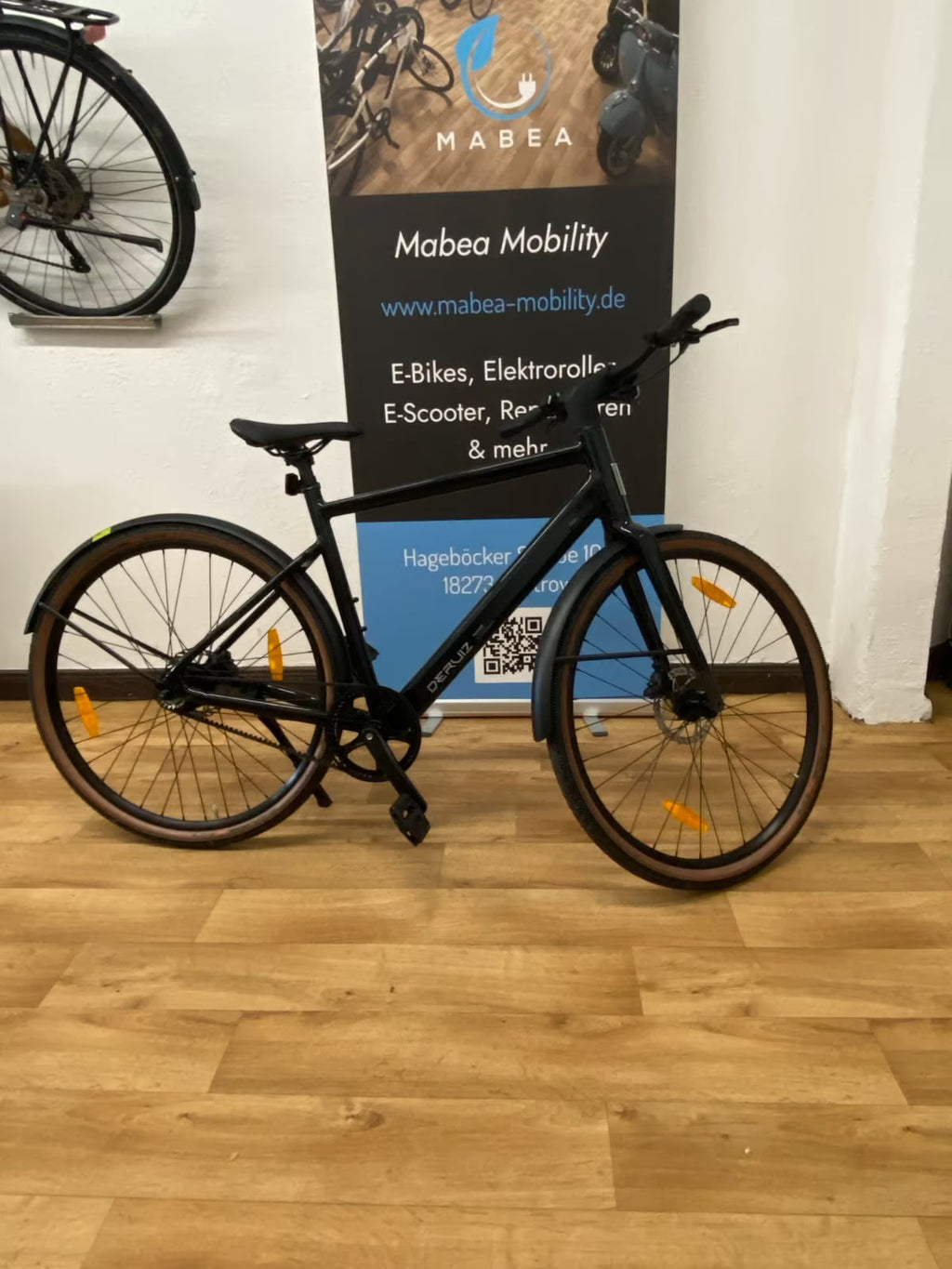 Deruiz Turmali E-Bike mit Riemen - gebrauchtes Vorführmodell - 2 Jahre Garantie