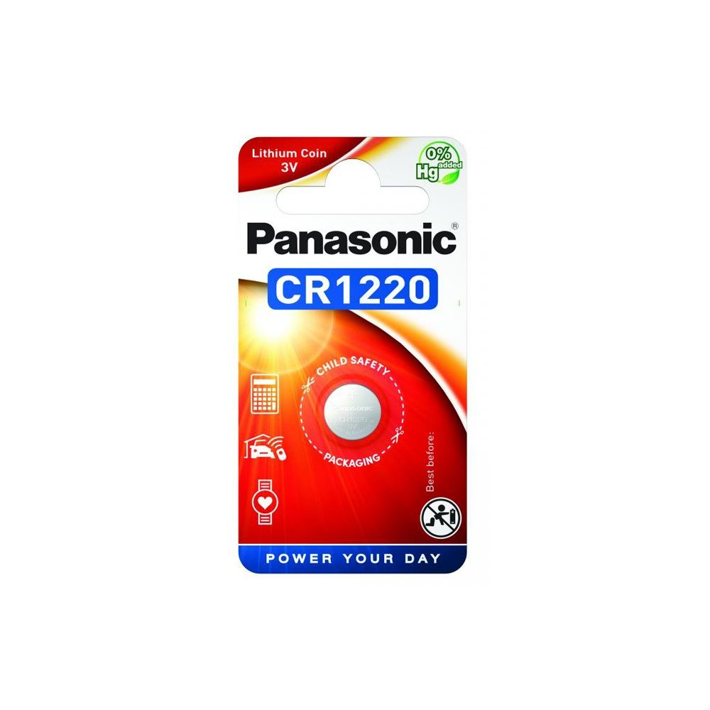 Varta CR1220 P 1-BL Panasonic Baterie na jedno použití Lithium (CR-1220L/1BP)