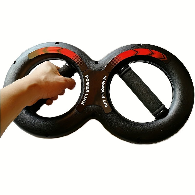 1pc 8-Shaped Arm Strength Trainer - Ultimate Wrist & Forearm Builder(Black)