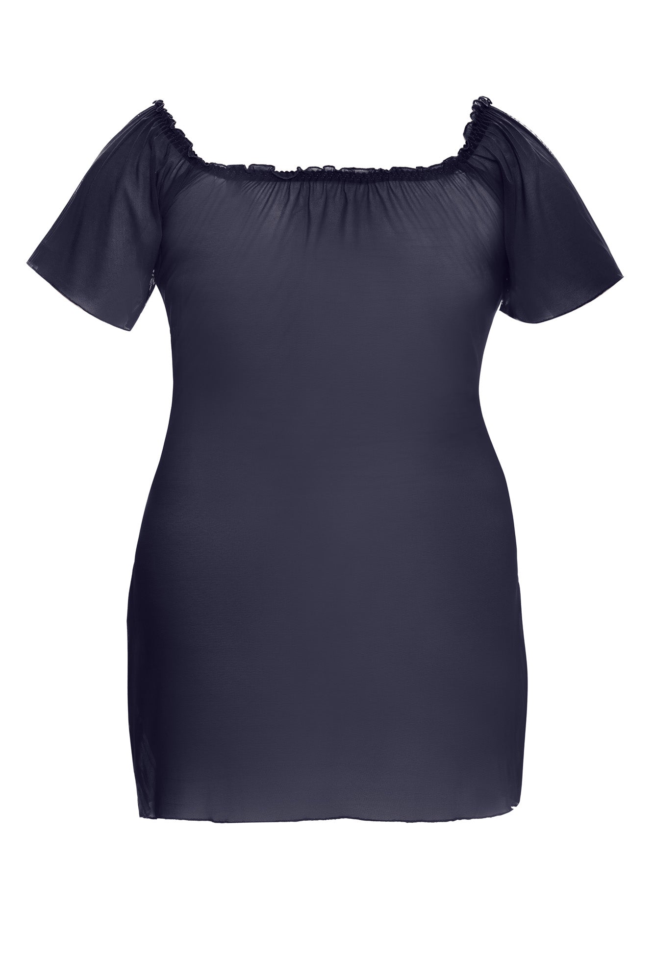 black/darlblue chemise AA051957 - 5XL/6XL