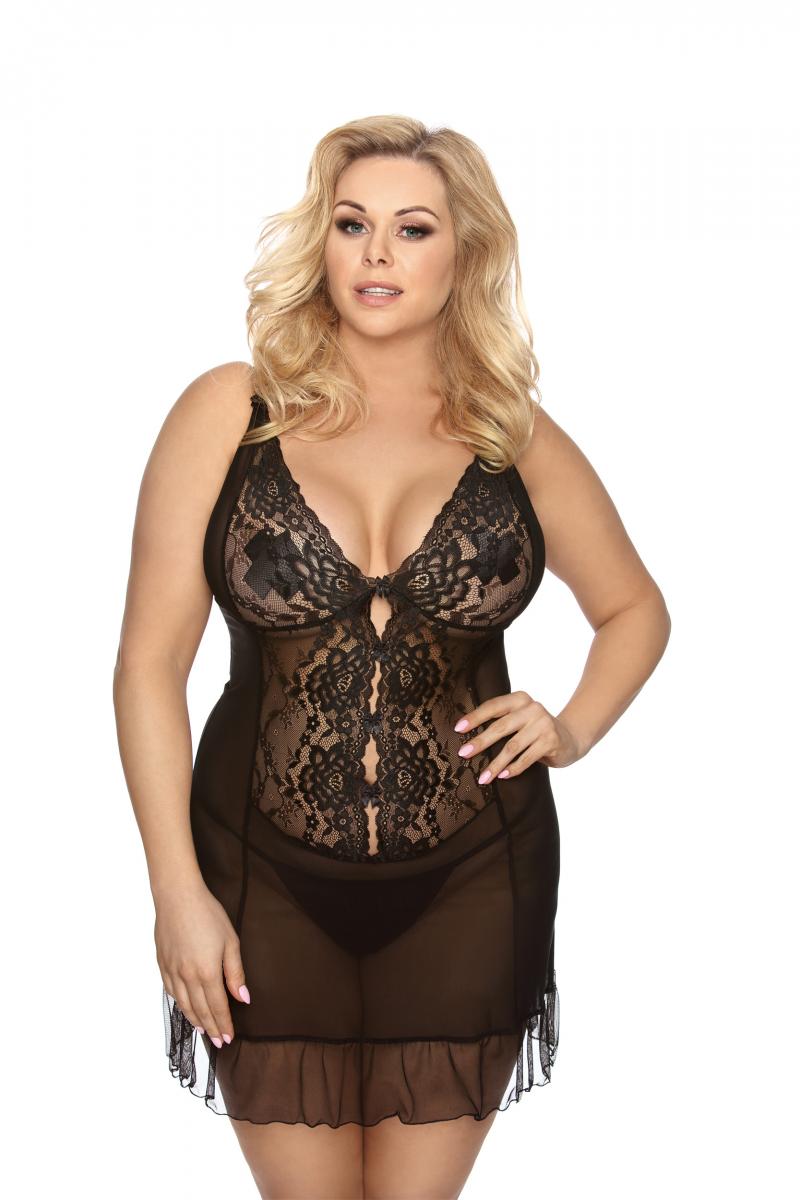 black chemise AA052178 - 5XL/6XL