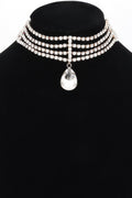 BROADWAY Rhinestone Choker & Crystal Pendant: NYFW BYMANYC ® New York