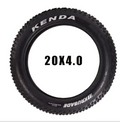 2x Fatbike Reifen KENDA Krusade 20x4 Zoll Reifen Set, Fat Bike Mantel Set Schwarz