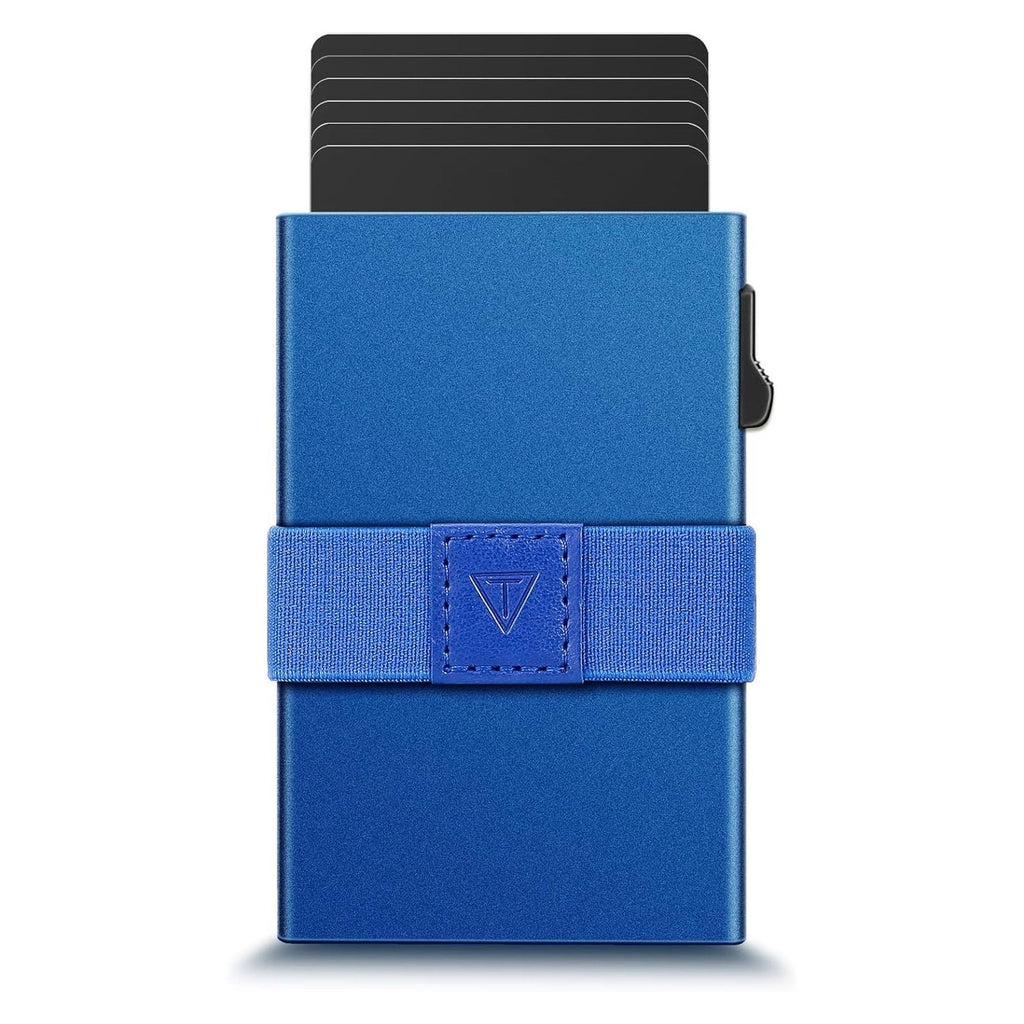 RFID Card Holder Pop Up Minimalist Wallet for Men Women RFID Blocking Protection Metal Aluminum Slim Credit Card Case