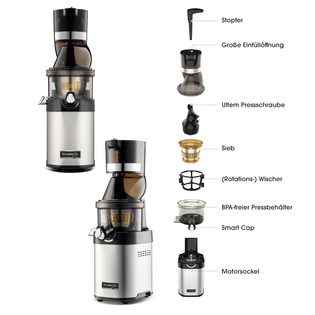 CS600 [Whole Slow Juicer Chef (2 Topset)] (KCS-6000E)