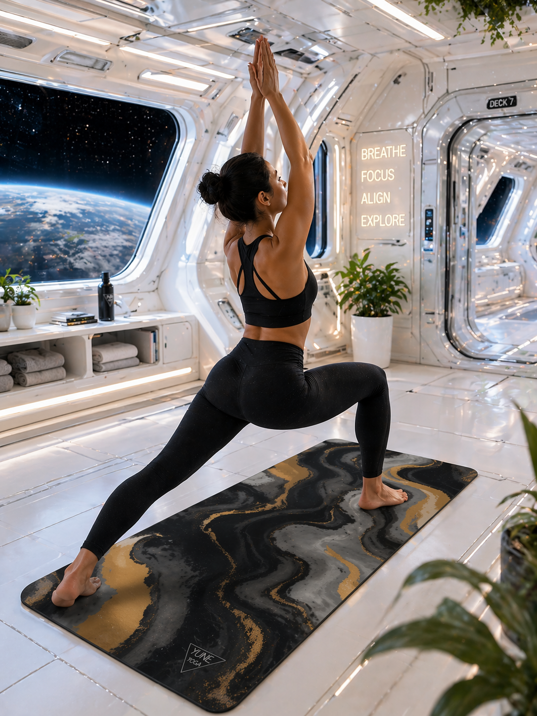Yoga Mat - The Dark Matter Design
