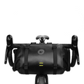 Waterproof Handlebar Bike Bag 8L Front Tube Trunk Pannier Black-0