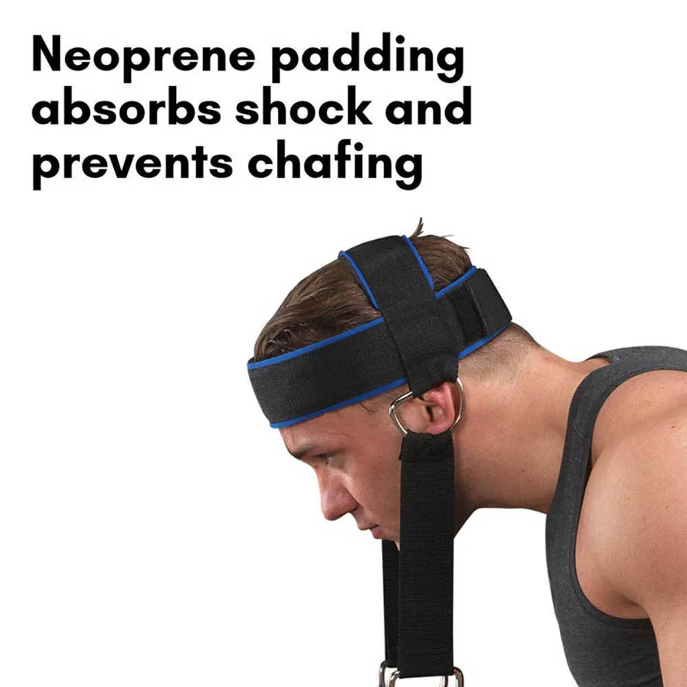 Head and Neck Training Harness - Adjustable Strap for Gym Fitness