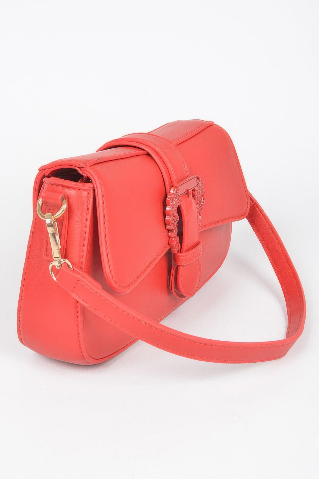 HELL’S KITCHEN Buckle Shoulder Bag | Vegan BYMANYC ® New York