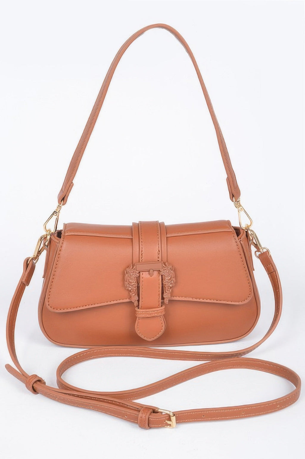 HELL’S KITCHEN Buckle Shoulder Bag | Vegan BYMANYC ® New York