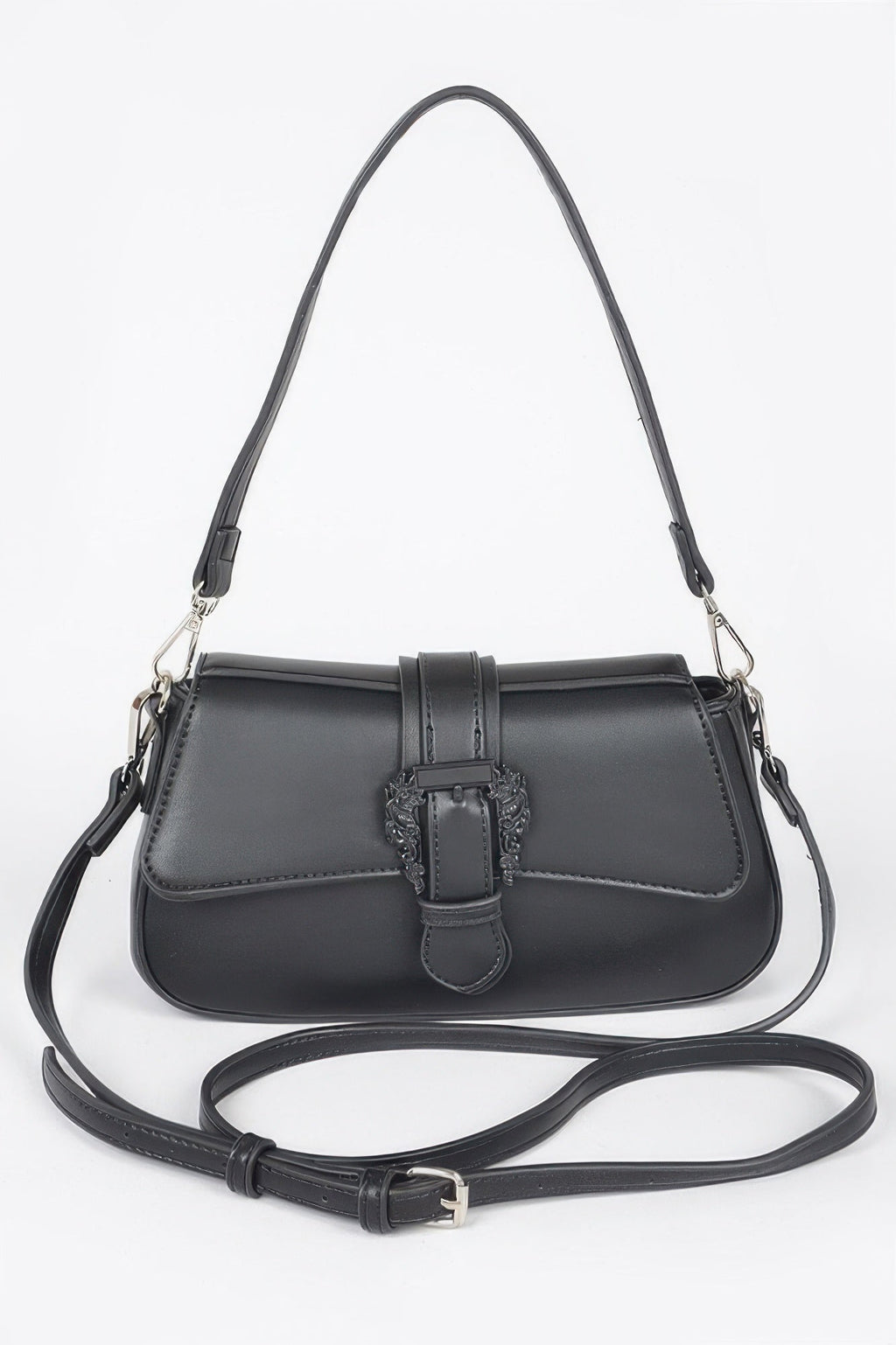 HELL’S KITCHEN Buckle Shoulder Bag | Vegan BYMANYC ® New York