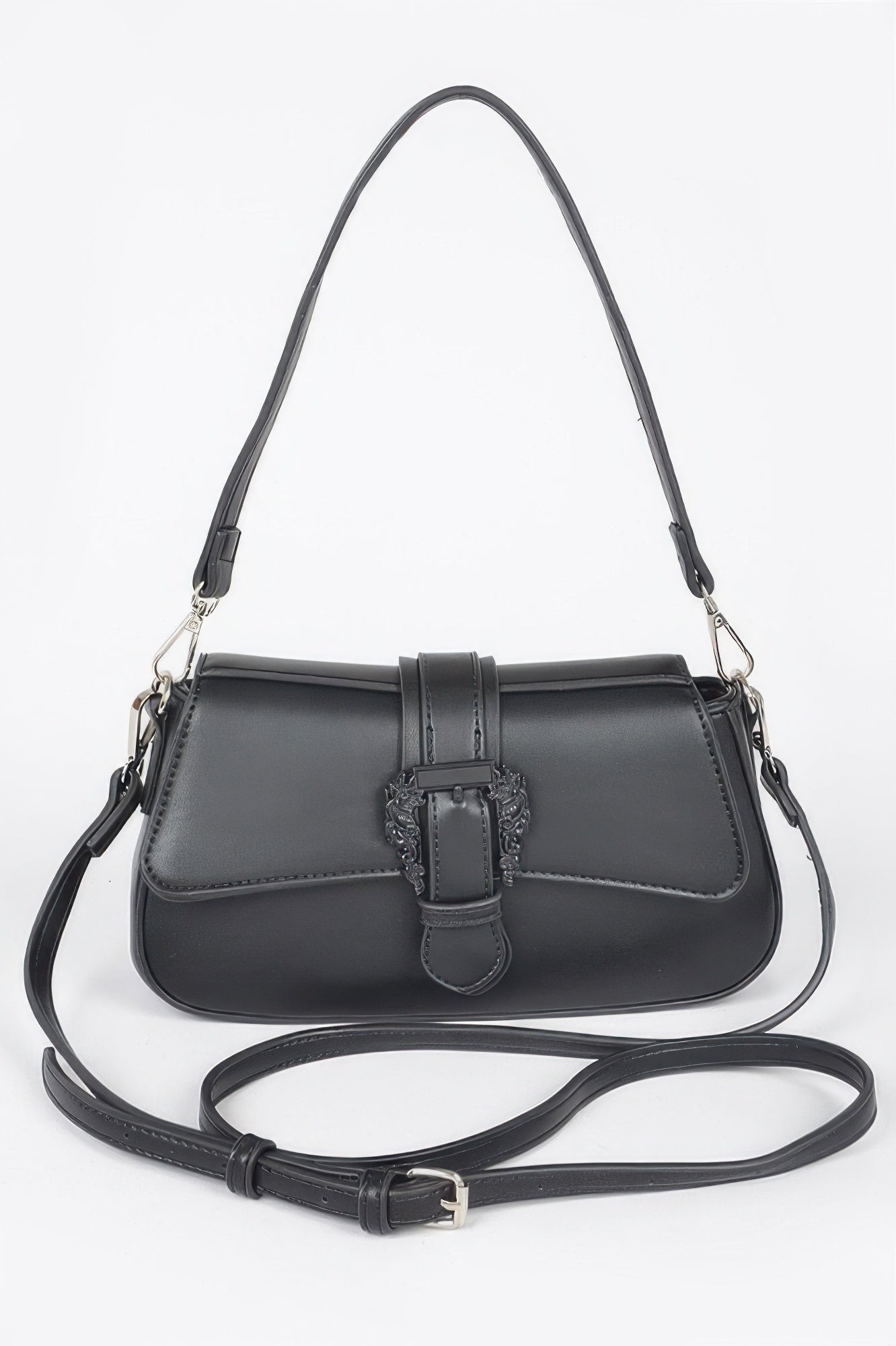 HELL’S KITCHEN Buckle Shoulder Bag | Vegan BYMANYC ® New York