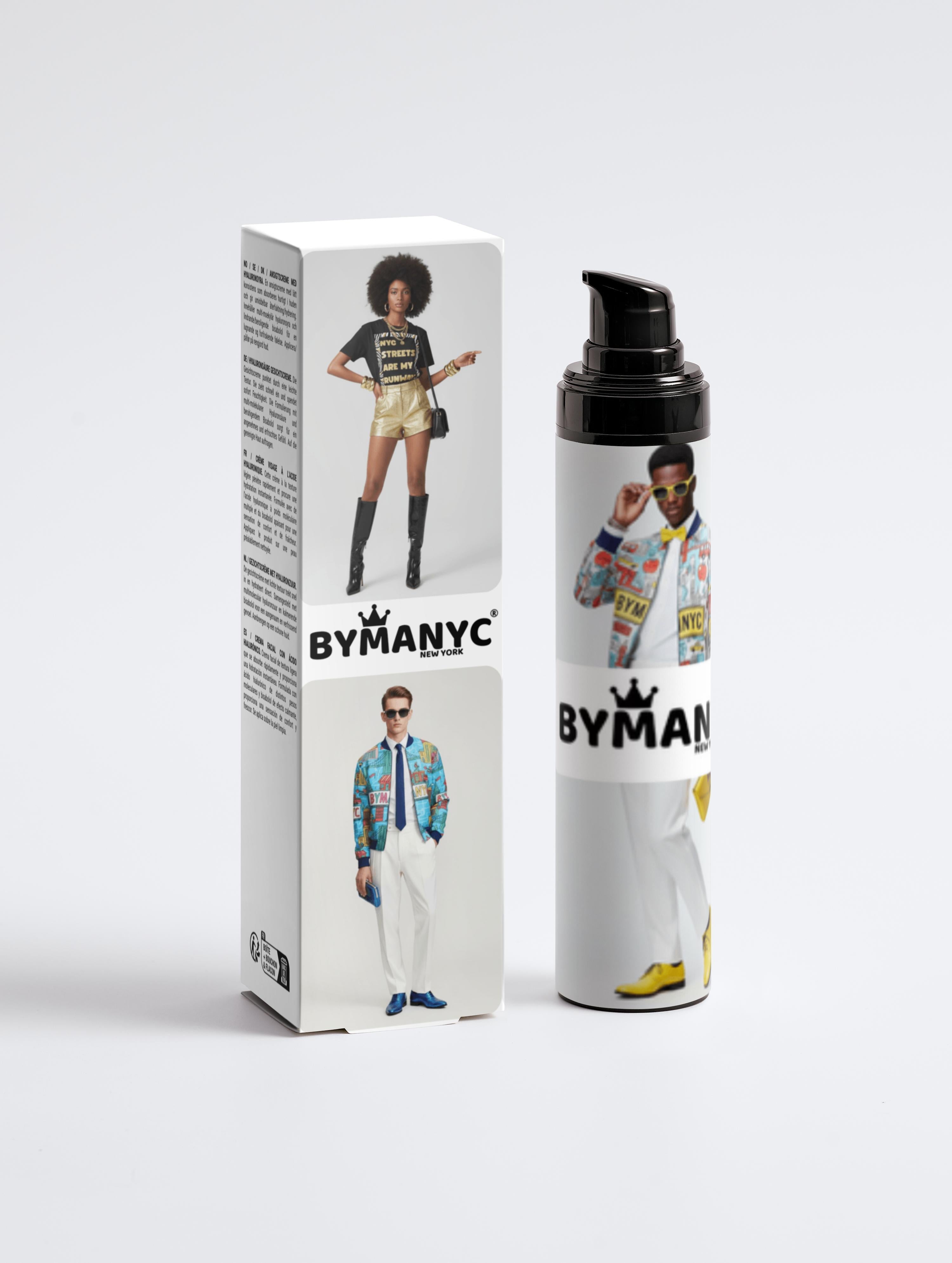 Hyaluronic Acid Face Cream for Men MIDTOWN ECO COSMETICS BYMANYC ® New York.