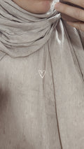 Beige – Linen Hijab