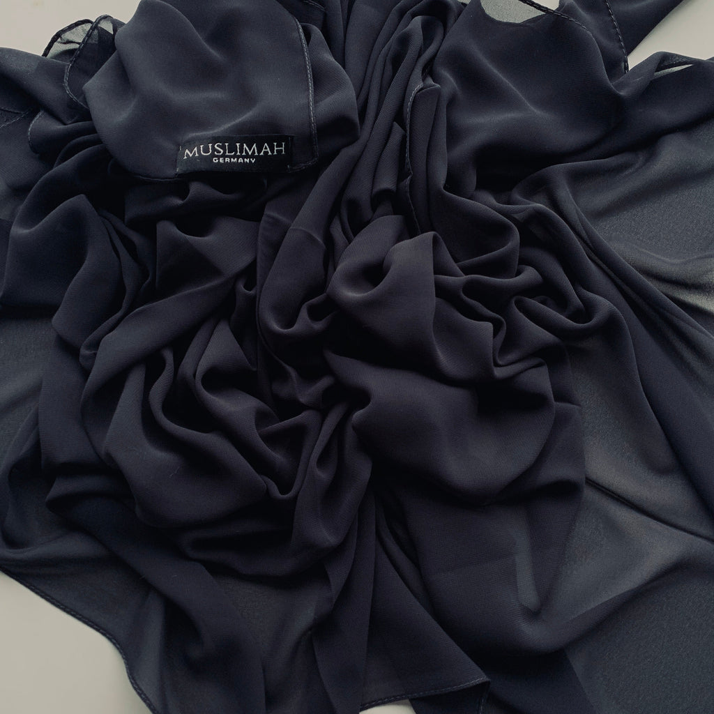 Charcoal Premium Chiffon Hijab