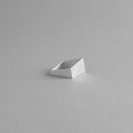 MK3 ASYMMETRIC RING in BLACK + ALUMINUM SQUARE RING | Minimalist Handcrafted Jewelry Set