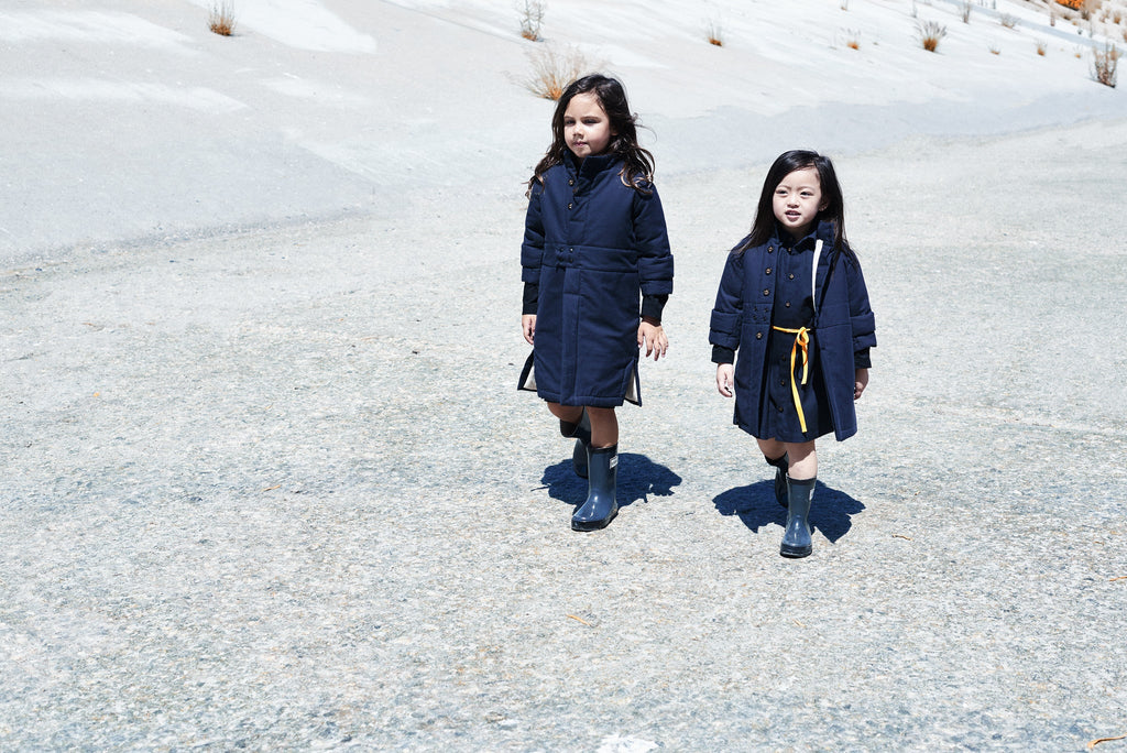Girls Black Longsleeve Shirt Dress