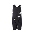Kids' Cotton Farmer Dungaree in Black