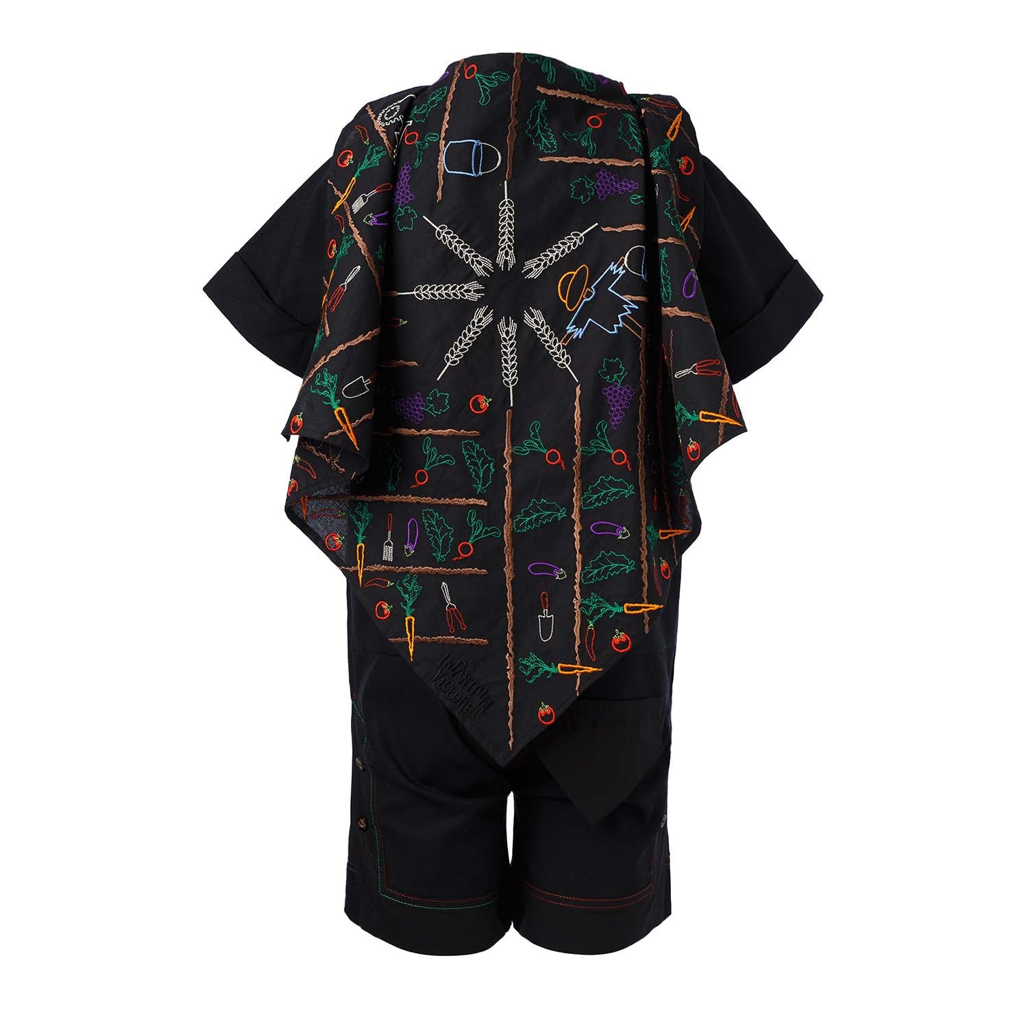 Playsuit with Cape