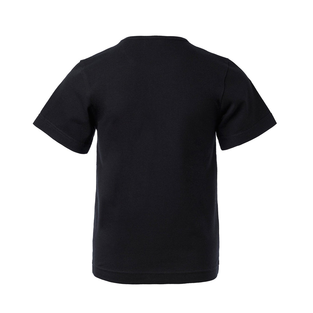 Short Sleeve Black T-Shirt with Tractor Print