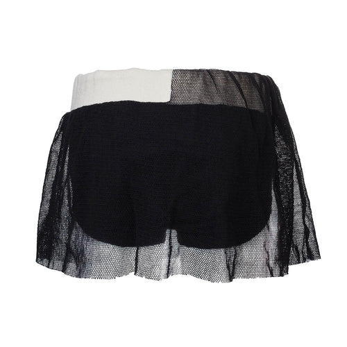 Black Velvet Bloomers with Tulle for Girls