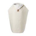 Womens Off-White Handkerchief Dress with Embroidered Scarf