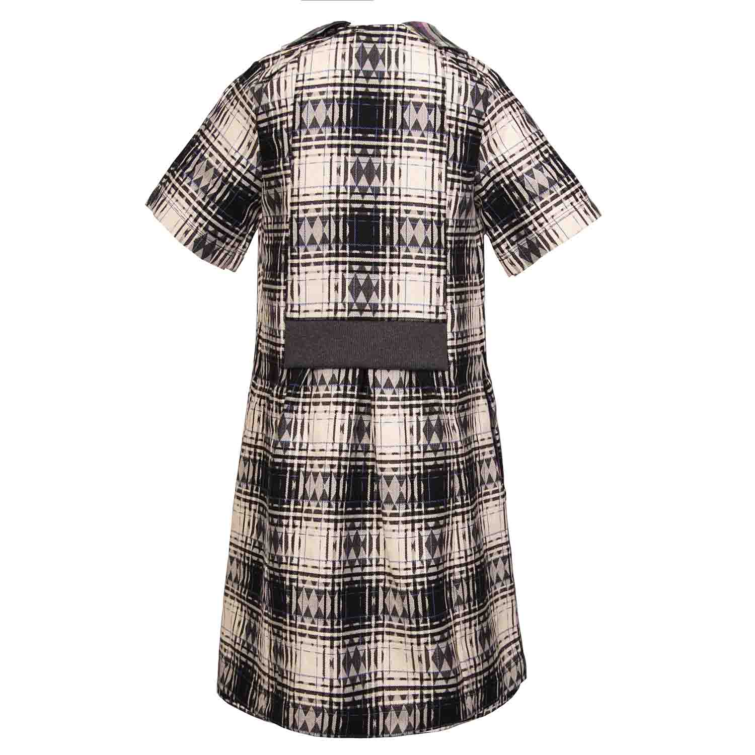 Tartan Peter Pan Collar Dress For Girls