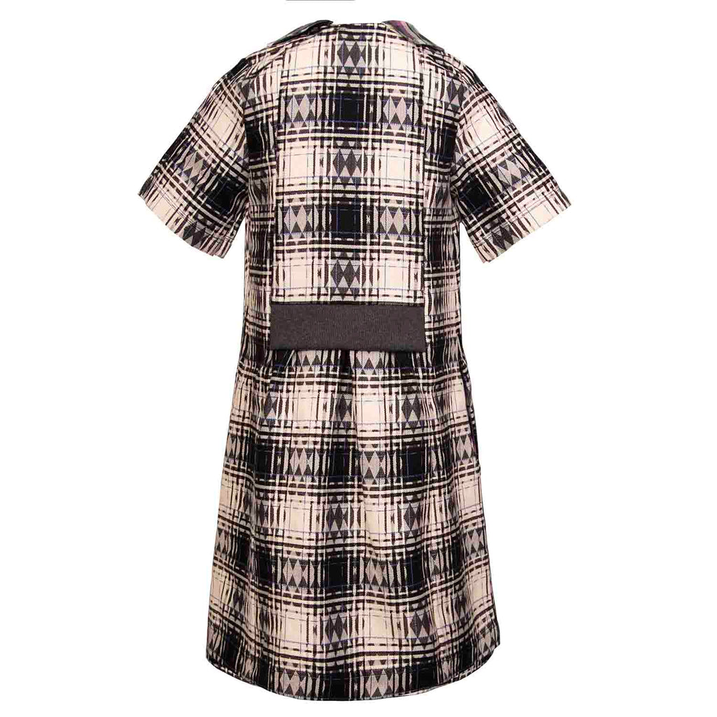Tartan Peter Pan Collar Dress For Girls