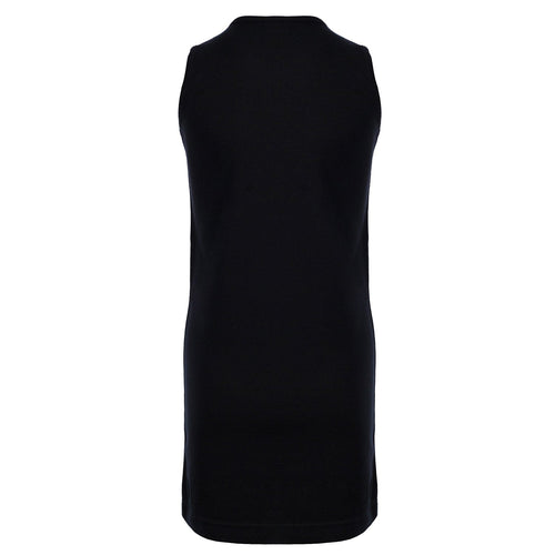 Black T-Shirt Dress with Rice Paddy