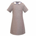 Kids Grey Fleece A-Line Dress