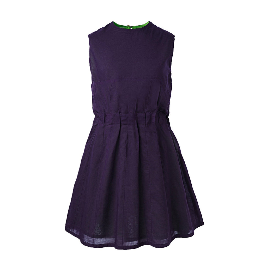 Girls Beach Dress in Purple