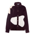Velvet Kids Shirt in Aubergine
