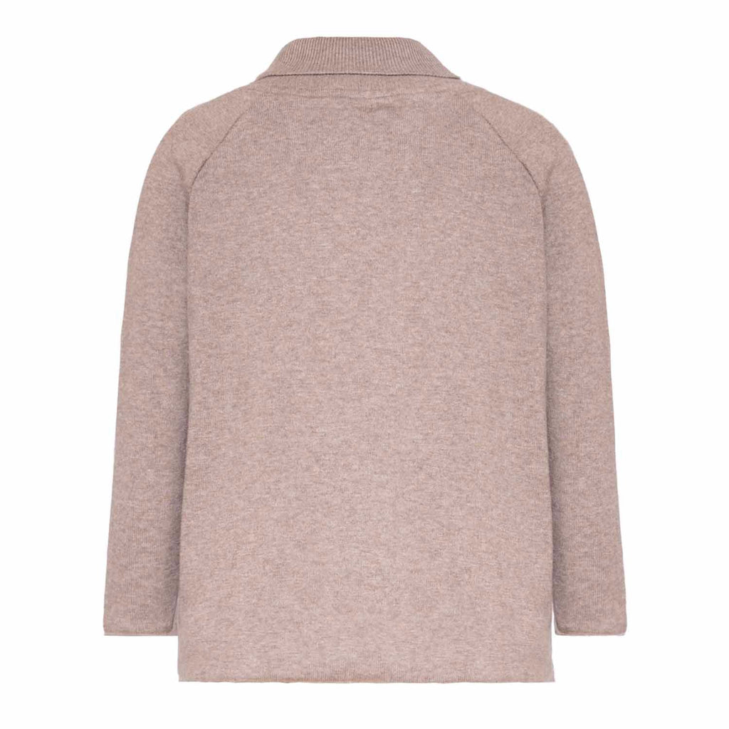 Beige Knitted Kids Sweater