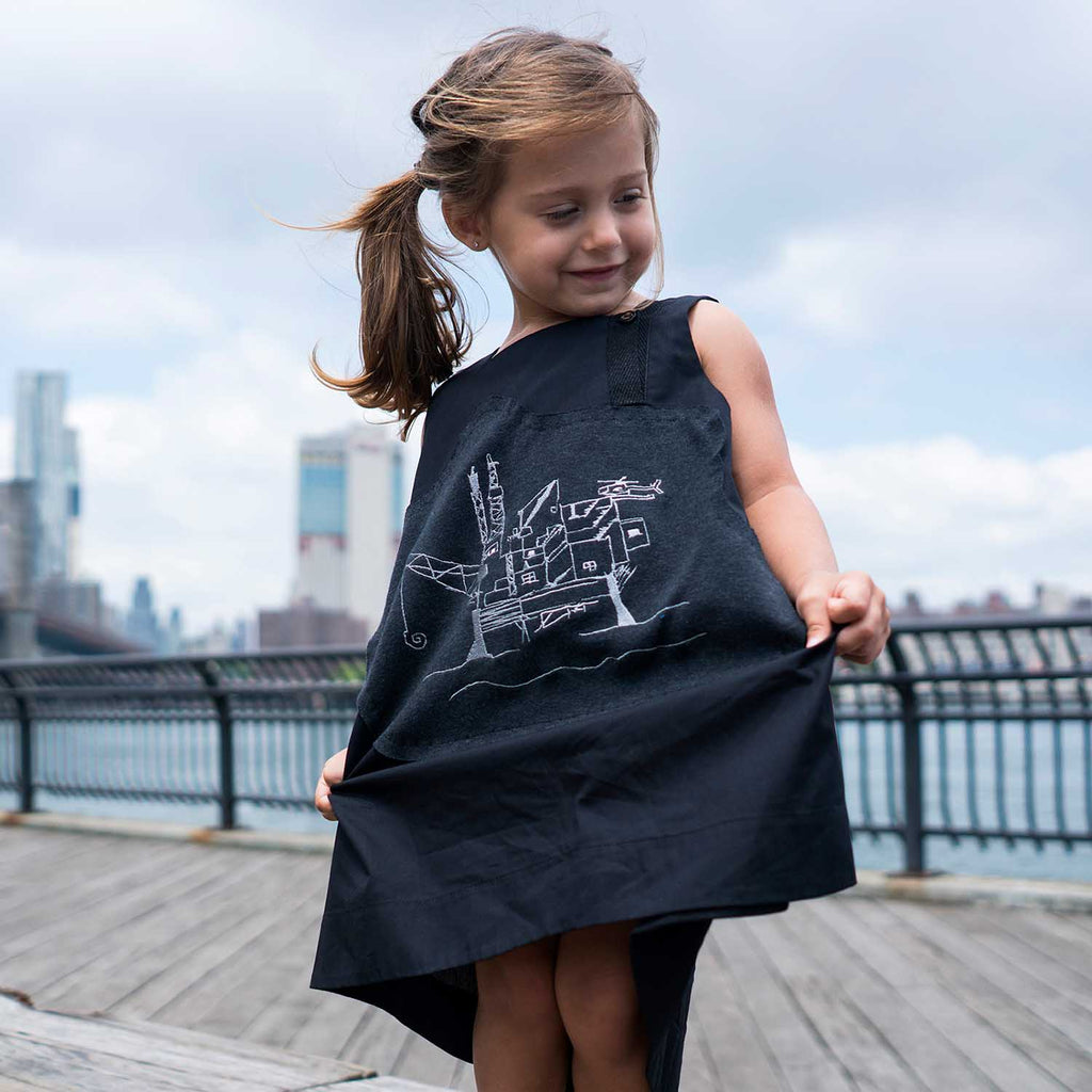 Black Trapeze Dress
