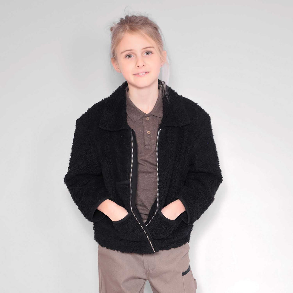 Black Faux Fur Jacket