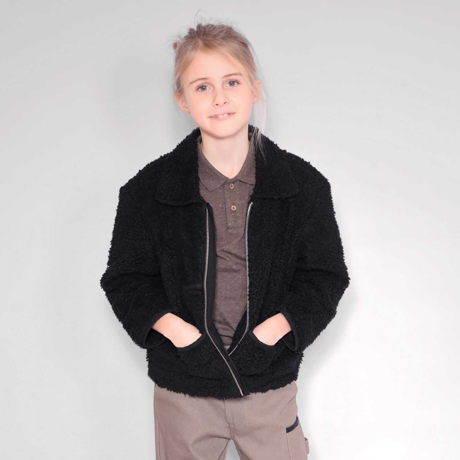 Black Faux Fur Jacket