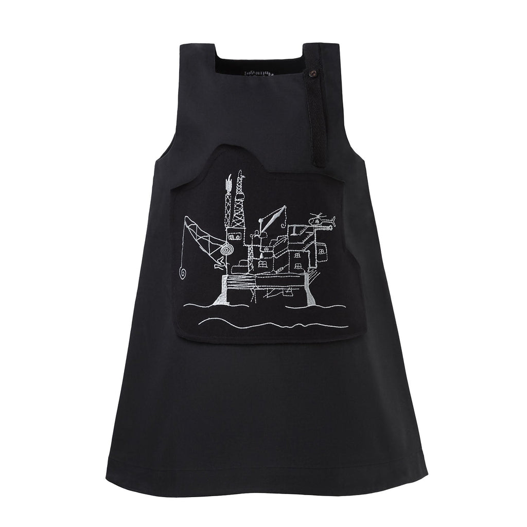 Black Trapeze Dress