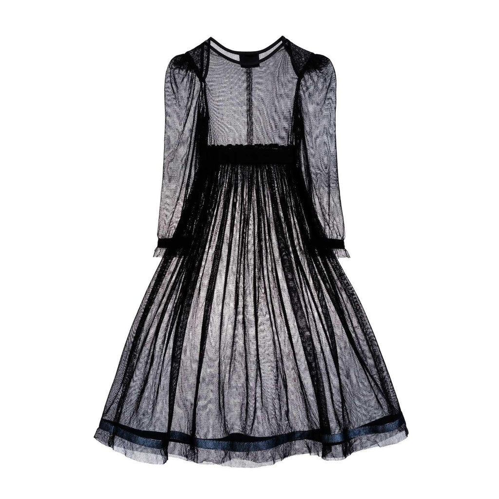 Girls Black Tulle Dress