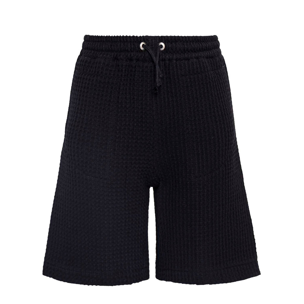 Boys and Girls Black Bermuda Shorts